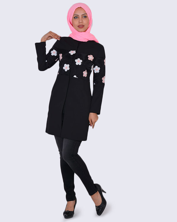 مانتو زنانه کرپ مدل 5050