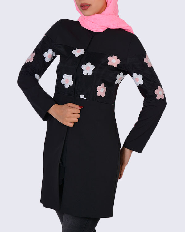 مانتو زنانه کرپ مدل 5050