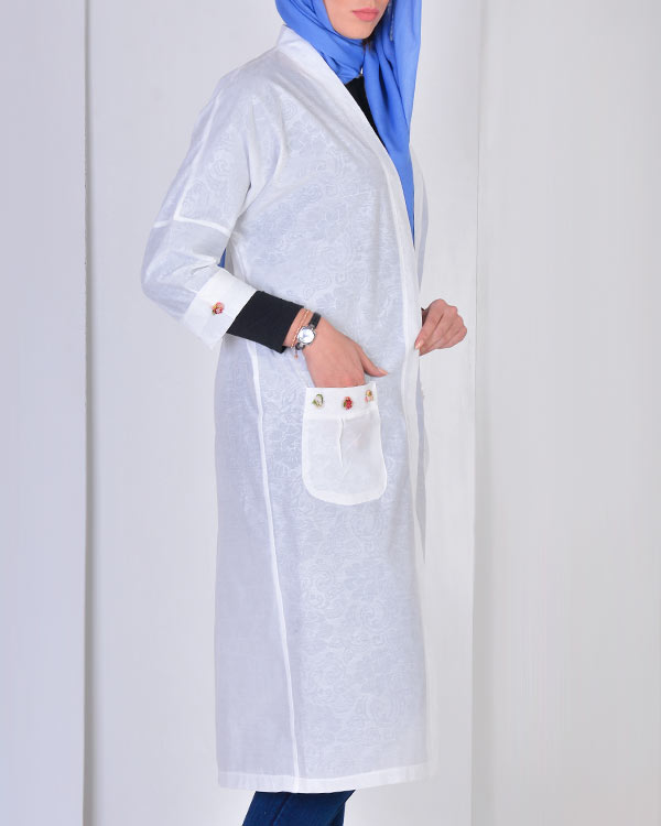 مانتو زنانه نخی مدل 7781