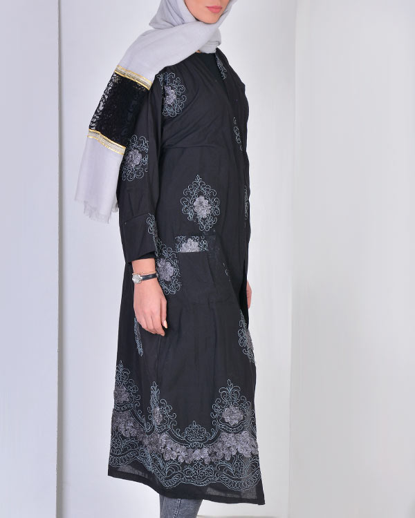 مانتو زنانه نخی مدل 7780