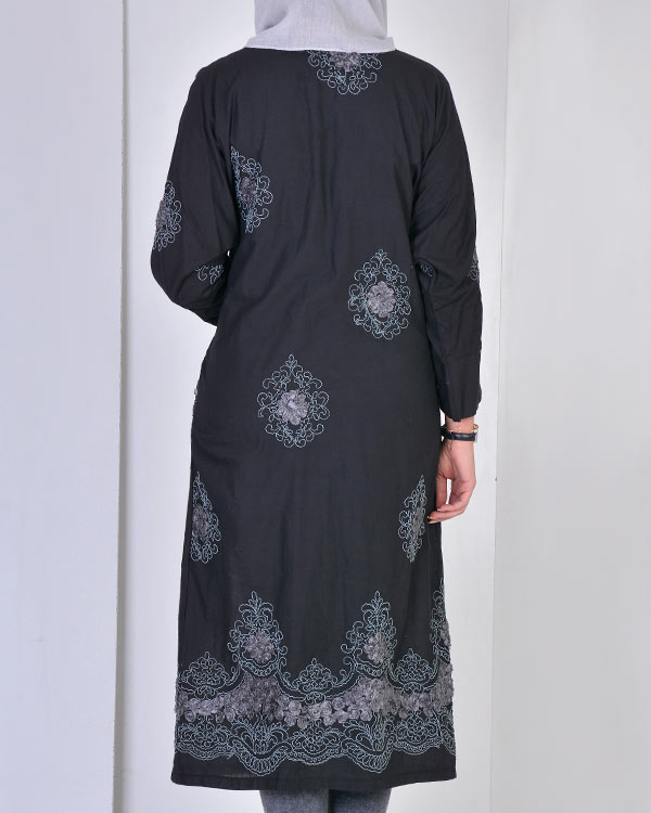 مانتو زنانه نخی مدل 7780