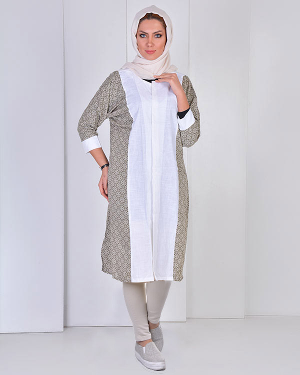 مانتو زنانه نخی مدل 7785