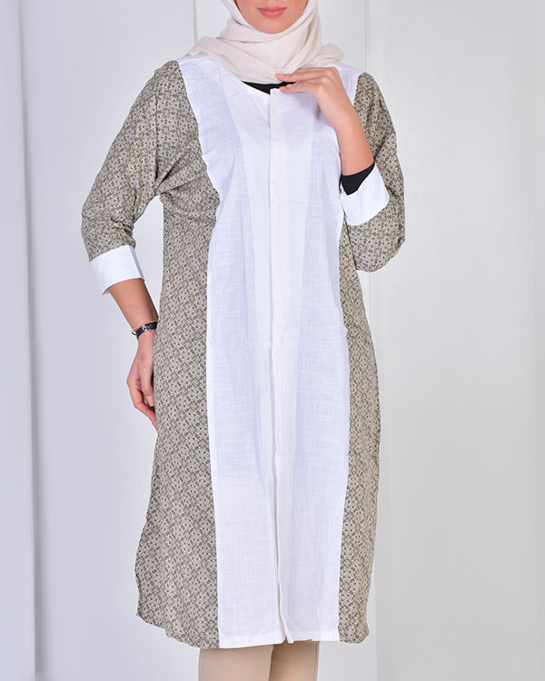 مانتو زنانه نخی مدل 7785