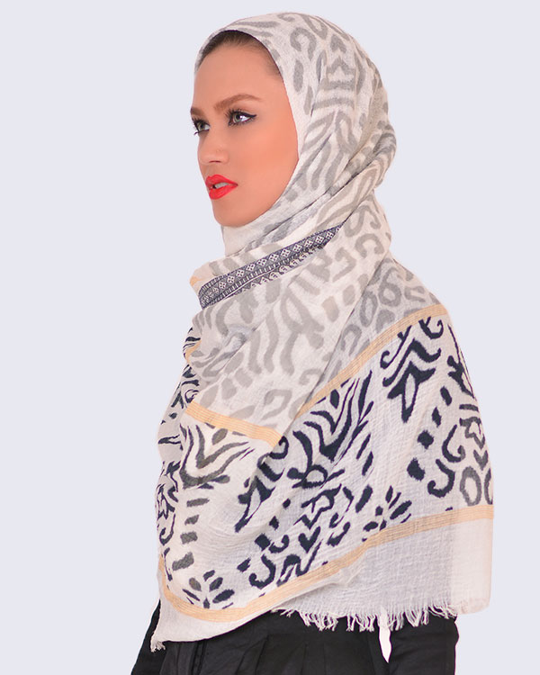 شال زنانه نخی مدل 9617