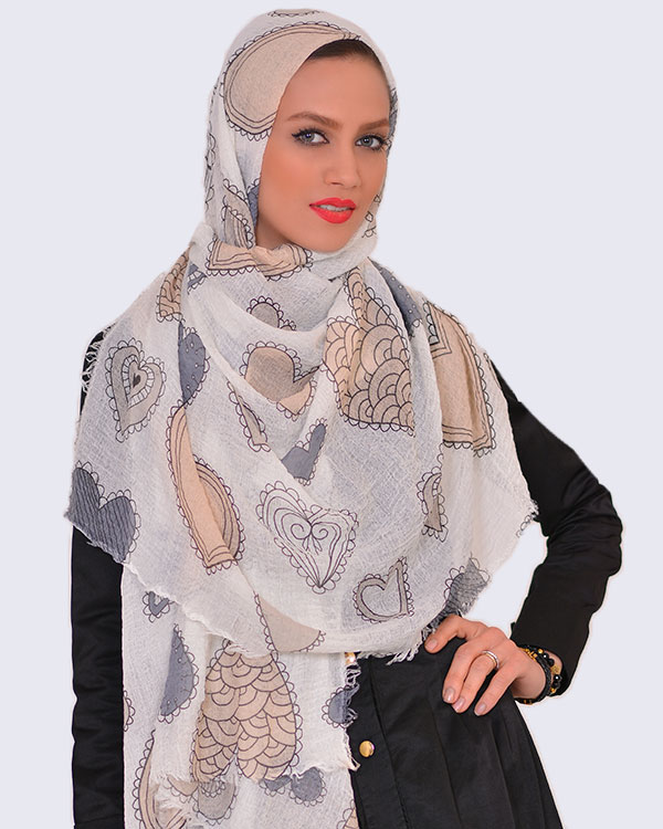 شال زنانه نخی مدل 9622