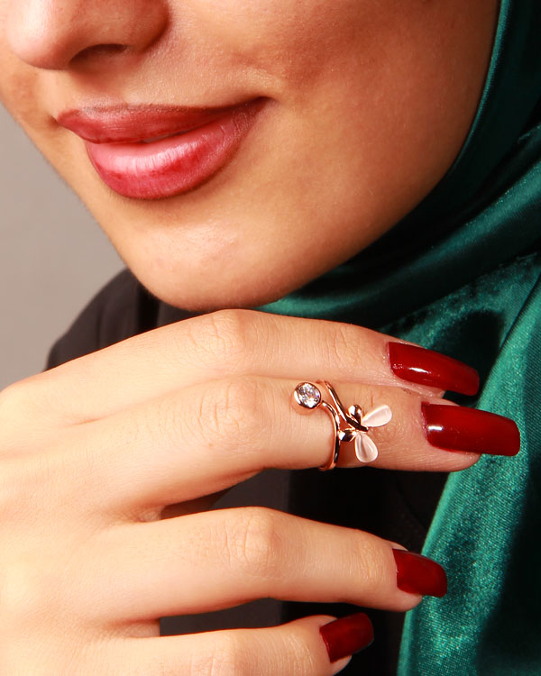 انگشتر نیم‌بند پروانه 9696