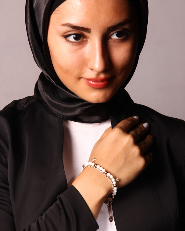 دستبند مروارید و ستاره