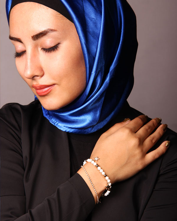 دستبند مروارید و ستاره