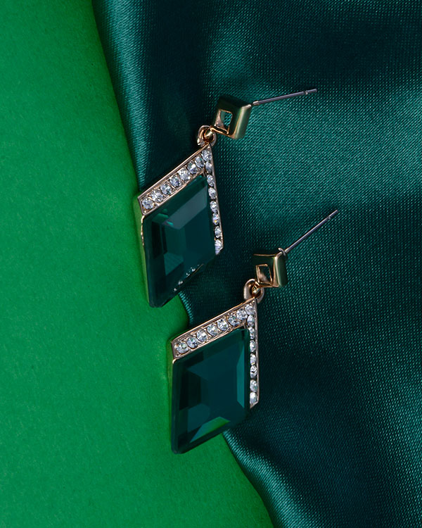 گوشواره زمرد