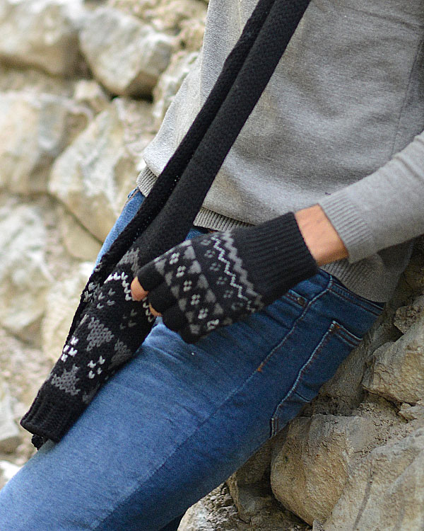 شال و کلاه و دستکش Tartan مدل 360