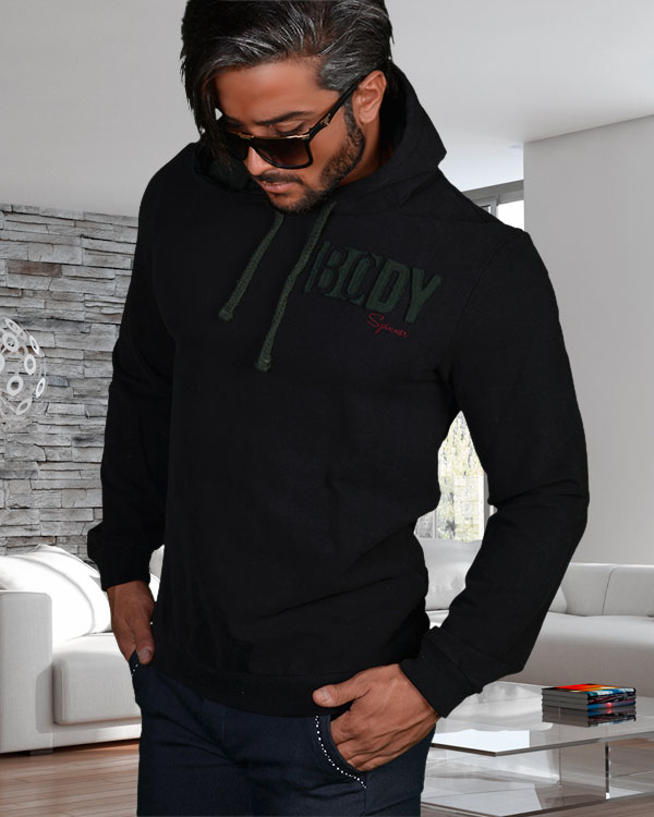 هودی مردانه کلاهدار مدل 298