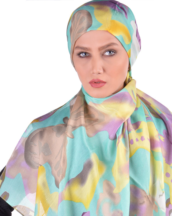شال طرح گل درشت مدل 788