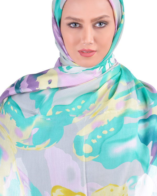 شال طرح گل درشت مدل 788