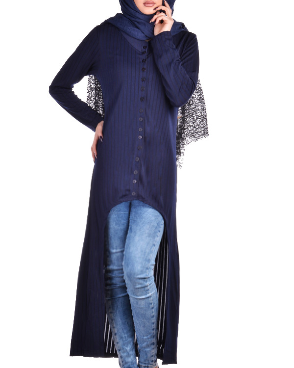 مانتو زنانه نخی مدل 2135