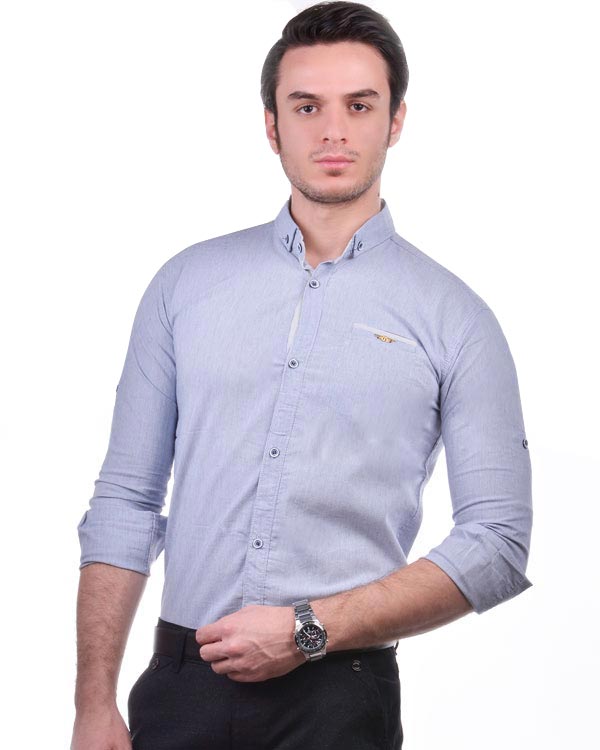 پیراهن مردانه نخی مدل 0227