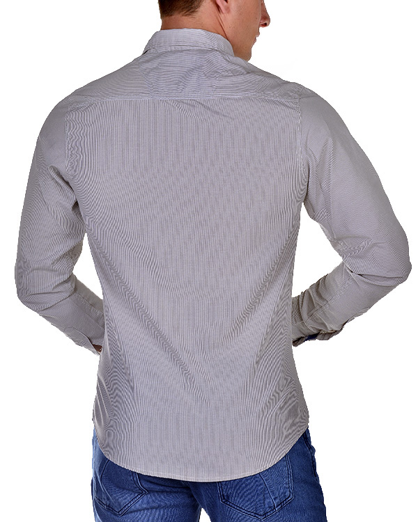 پیراهن مردانه کتان B&L مدل 553