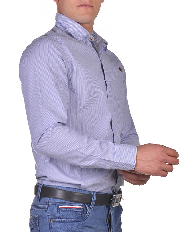 پیراهن مردانه کتان B&L مدل 553