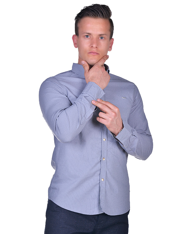 پیراهن مردانه کتان B&L مدل 602
