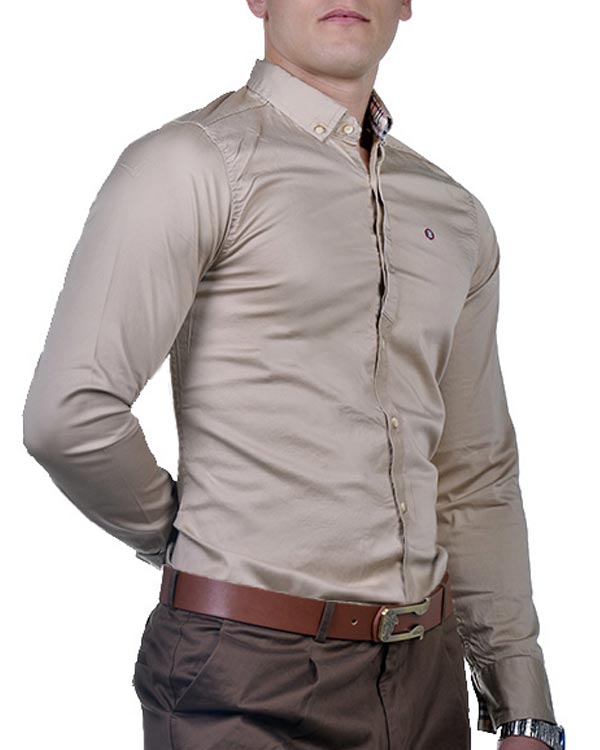پیراهن مردانه نخی B&L مدل 607