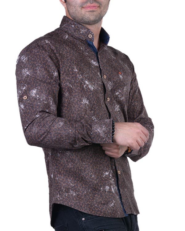 پیراهن مردانه نخی B&L مدل 507