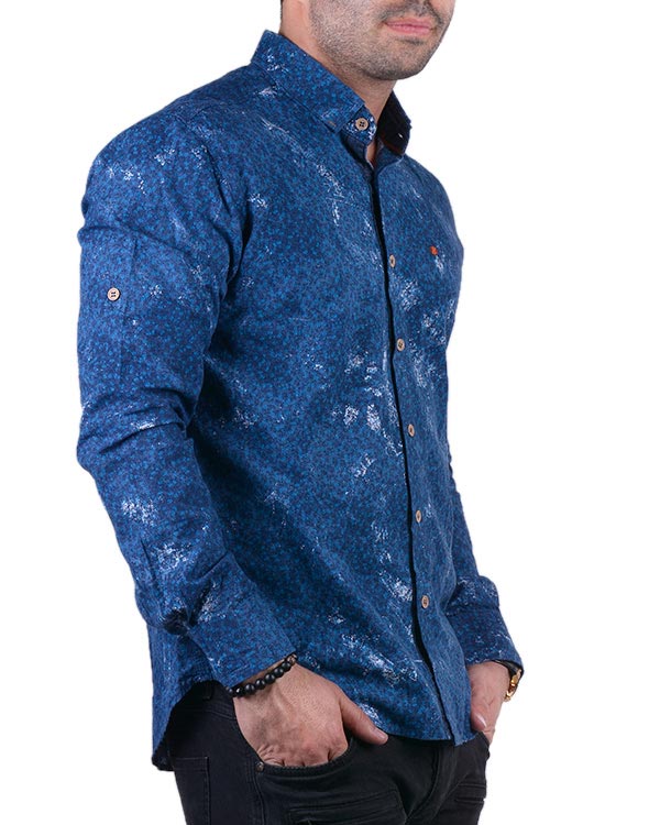 پیراهن مردانه نخی B&L مدل 507