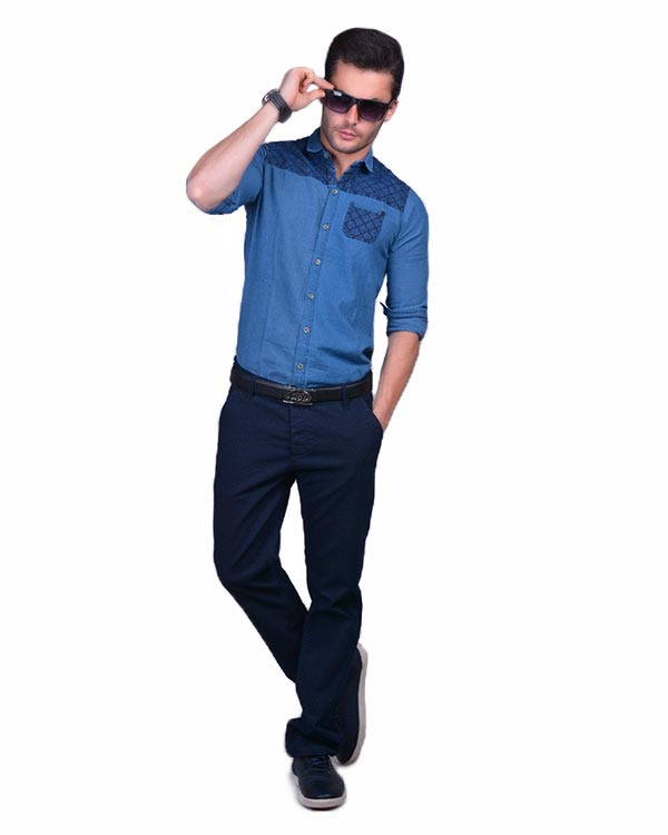 پیراهن مردانه B&L مدل 555