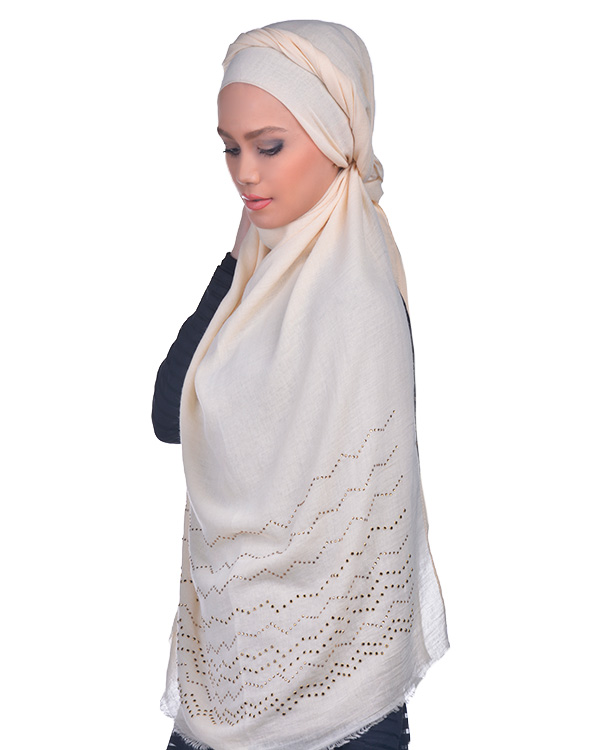 شال زنانه نخی مدل 1055