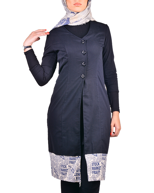 مانتو زنانه نخی مدل 2314