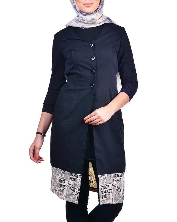 مانتو زنانه نخی مدل 2314