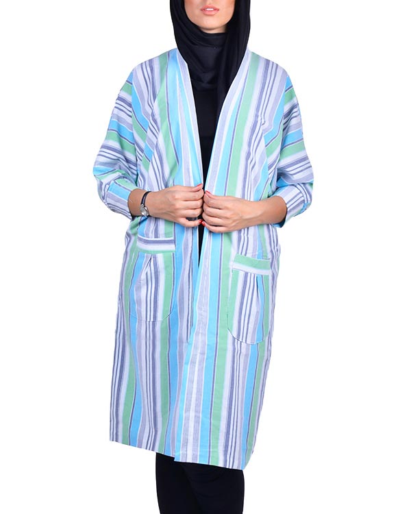 مانتو زنانه نخی مدل 4033
