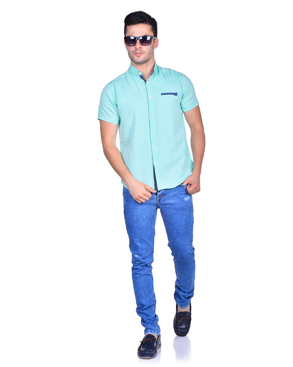 پیراهن مردانه نخی B&L مدل 525