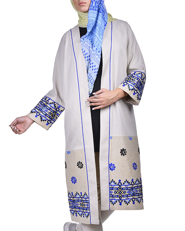 مانتو زنانه سایز بزرگ مدل 5150