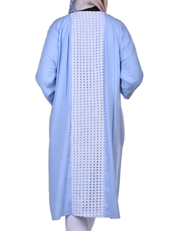 مانتو زنانه نخی مدل 7058