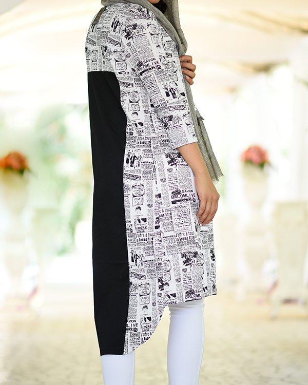مانتو زنانه نخی مدل 2489