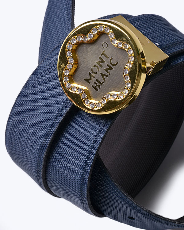 کمربند مردانه طرح Mont Blanc مدل 8080