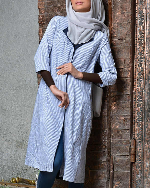 مانتو زنانه نخی مدل 2443