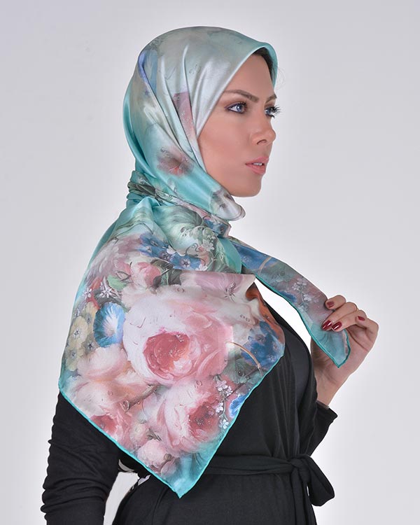 روسری ساتن مدل 7512