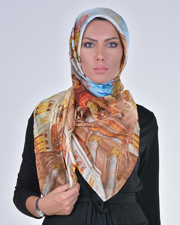روسری ساتن مدل 7512
