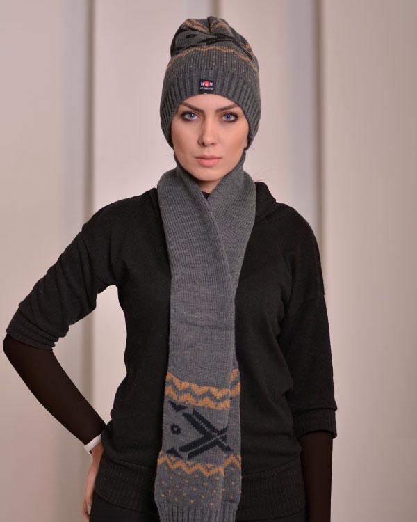 شال و کلاه زنانه مدل 416