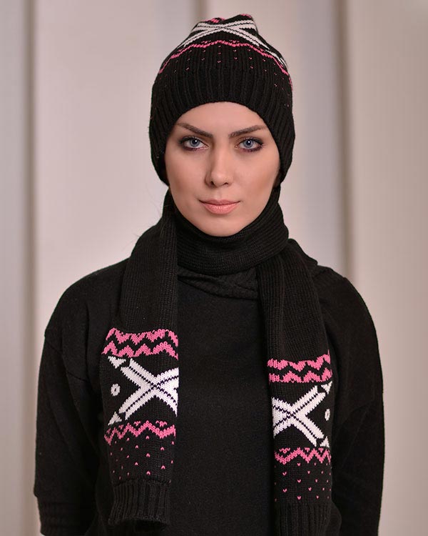 شال و کلاه زنانه مدل 416