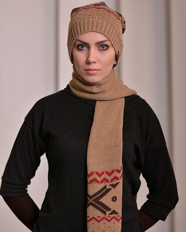 شال و کلاه زنانه مدل 416