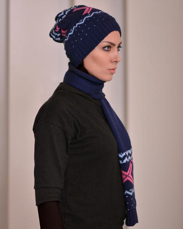 شال و کلاه زنانه مدل 416
