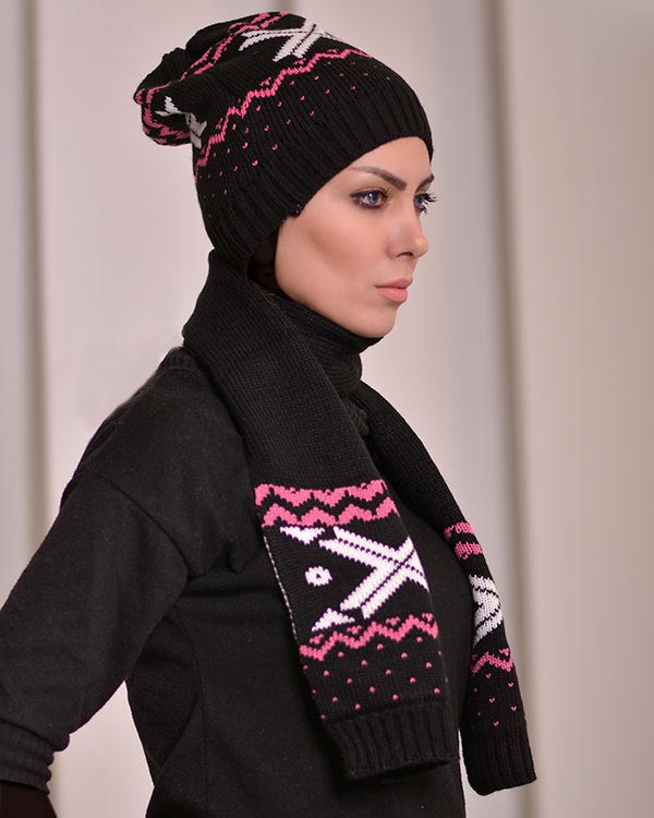 شال و کلاه زنانه مدل 416
