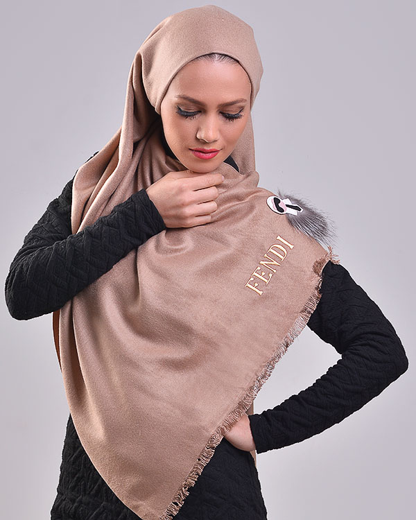 شال زنانه طرح Fendi مدل 2020
