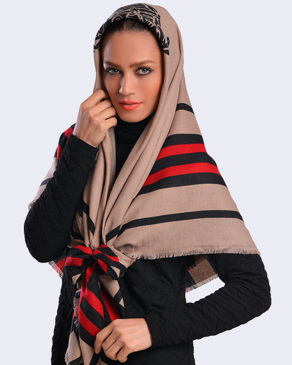 روسری زنانه نخی مدل 2037