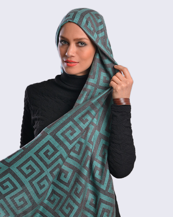 شال زنانه نخی مدل 2048