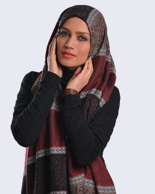 شال زنانه نخی مدل 2050