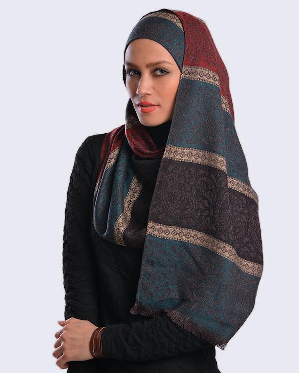 شال زنانه نخی مدل 2050
