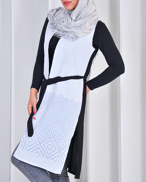 سارافن زنانه کرپ مدل 201