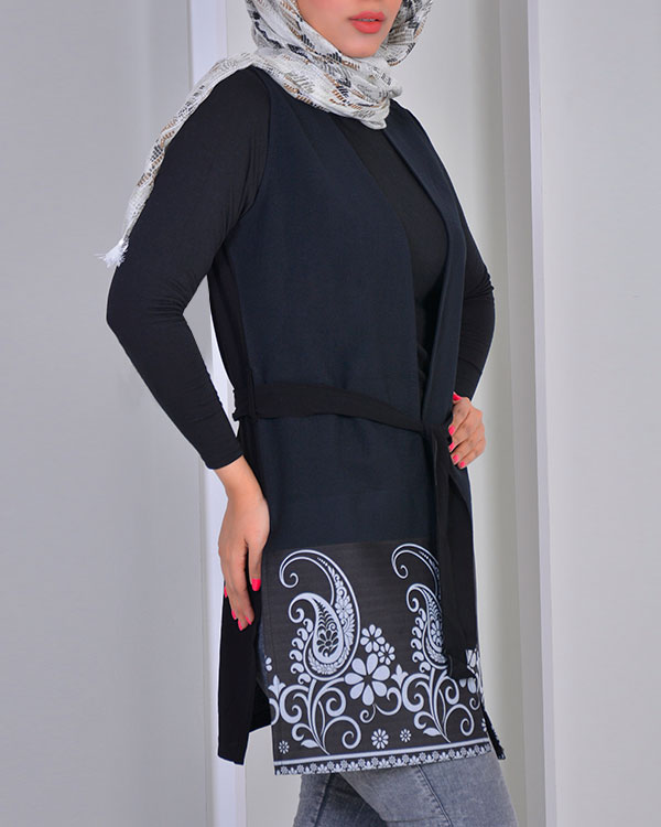 سارافن زنانه کرپ مدل 202